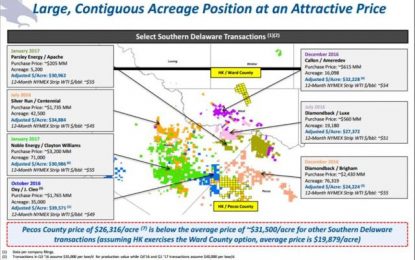 E
                                                
                        Hartstreet LLC: Possible Acquisitions In The Permian Part 2
