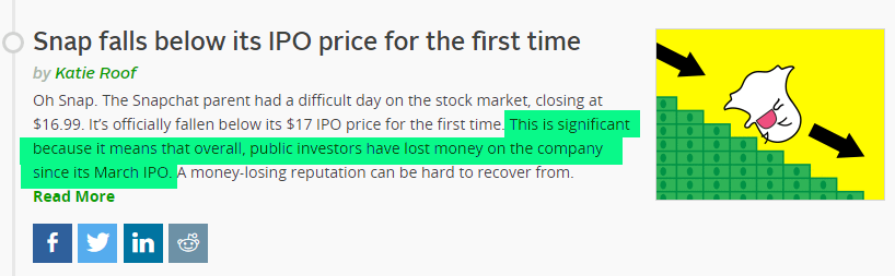 About Snapchat IPO Price